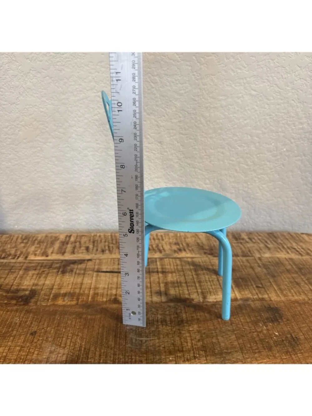 American Girl Doll Gourmet Kitchen Metal Chair Blue Color Metal Retired Star